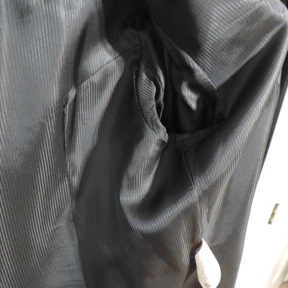 MONDI by Escada sz 42 / 10 Blk Wool Blend Stretch Blazer Jacket Vintage - Picture 12 of 14